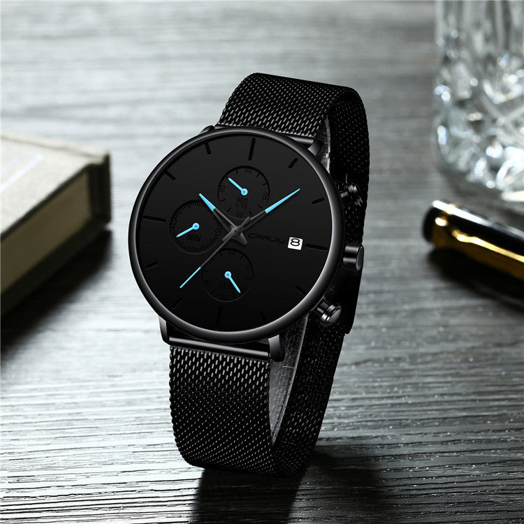 Men's Multi-Eye Quartz Watch - Japanese Movement Casual Watch Men's Watches