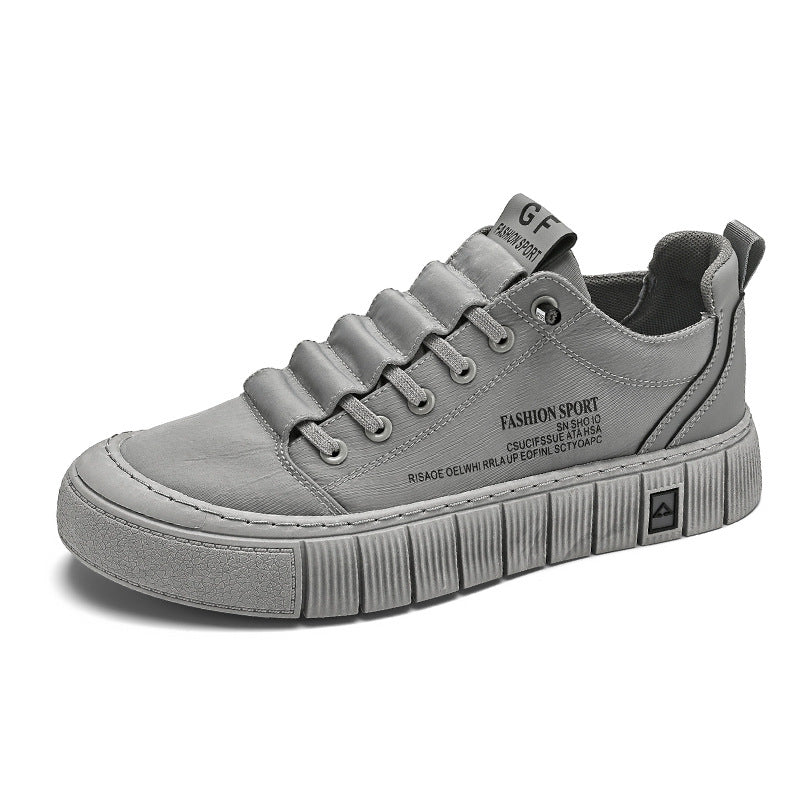 Men's Breathable Slip-On Sneakers - Casual Low-Top Summer Shoes Gray Men's Footwear - Sneakers & Casual Shoes
