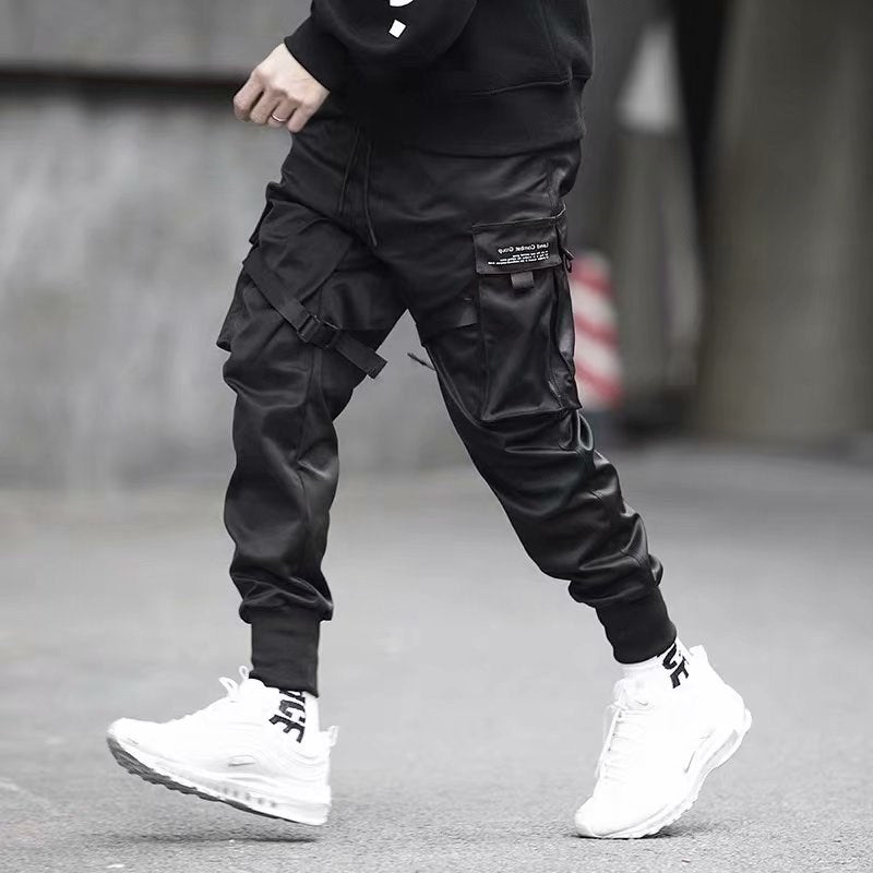 Men's Cargo Joggers - Streetwear Multi-Pocket Track Pants Men's Pants