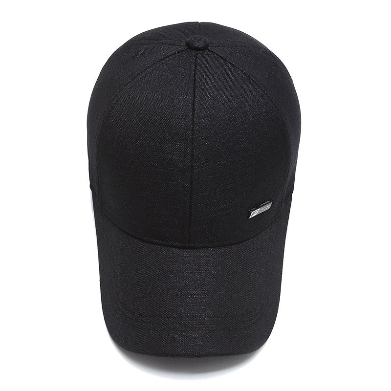 Men's Cotton Baseball Cap - Wide Brim Casual Hat Men's Hats