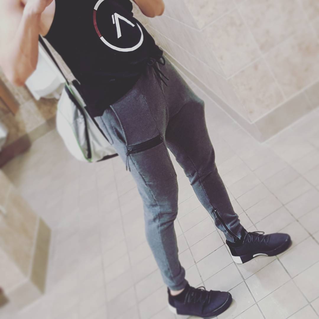 Men's Cotton Joggers - Multi-Pocket Fitness Track Pants Men's Pants