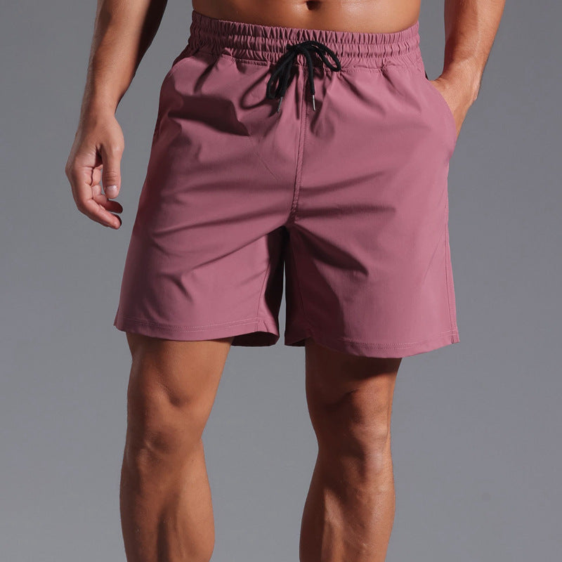 Men's Quick-Dry Casual Shorts - Lightweight Summer Shorts Purplish Red Men's Shorts