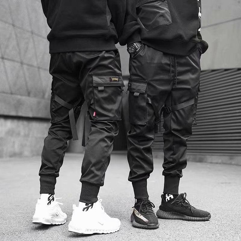 Men's Cargo Joggers - Streetwear Multi-Pocket Track Pants Men's Pants