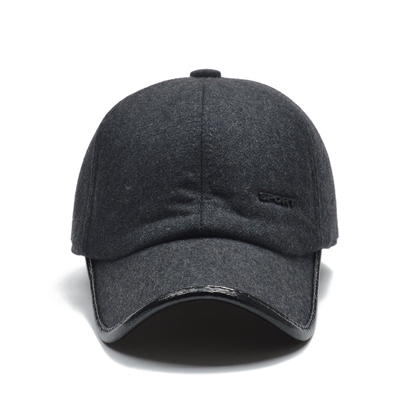 Men's Cotton Baseball Cap - Adjustable Snapback Trucker Hat Grey Men's Hats